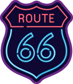 Corner Rivet Route 66